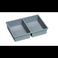 Storsystem Plastic Division Stortray Insert Divider, Gray, 7.75 in W, 5.75 in H CE4000A-1